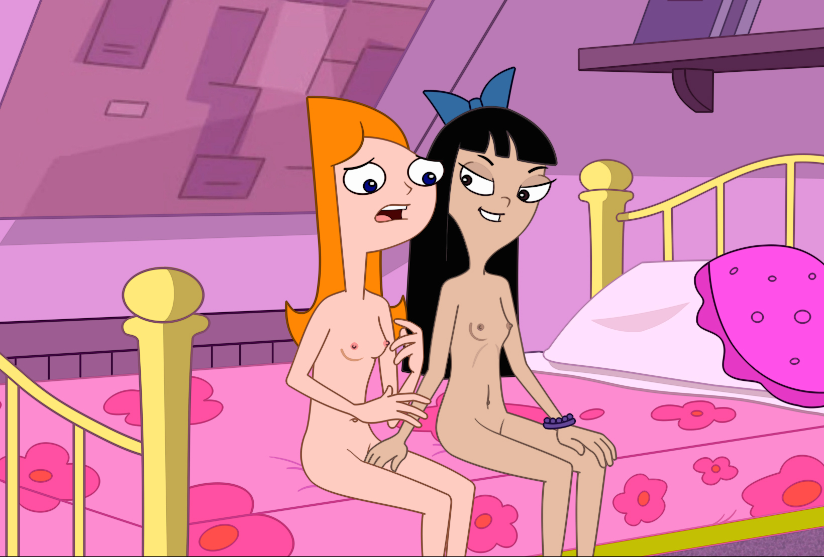 587.51KB , 1640x1110 , 1133674 - Candace_Flynn Phineas_and_Ferb Stacy_Hir.j...